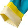 Перчатки хозяйственные Gloves Lux BICOLOR сине-желтые р.S