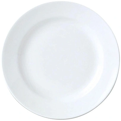 Тарелка мелкая 200 мм Белье Гладкий край 25шт/уп