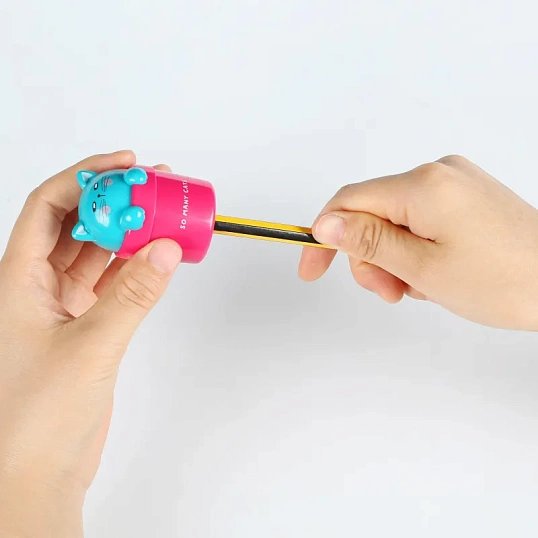 Точилка M&G So Many Cats, 1 отверстие, с контейнером, в ассорт, для детей