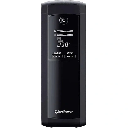 ИБП CyberPower VP1200ELCD лин.-инт., Tower, 1200Ва/720Вт USB(4 + 1 EURO)