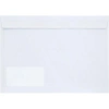 Конверт С4 BUSINESSPOST стрип прав.ниж окно (55x110)100г/м2 250шт/уп