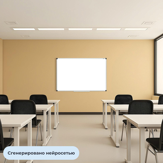 Доска магнитно-маркерная Attache Economy 100х150 см алюм.проф., черн.угл