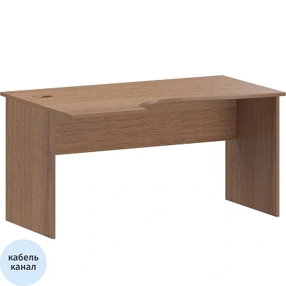 Стол эргономичный PT Арго А-200 левый орех гварнери