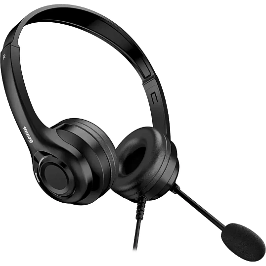 Гарнитура проводная USB Genius HS-235U черный 31710036400