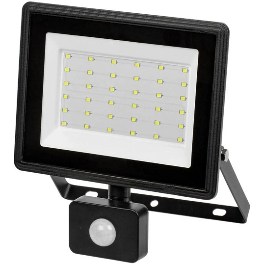 Прожектор светодиодный IEK СДО 06-50Д 6500К IP54 ДД черн. LPDO602-50-65-K02