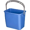 Ведро FBK 6л синее, с мерной шкалой, прямоугольное 26x19x21,5 см., 91027-2