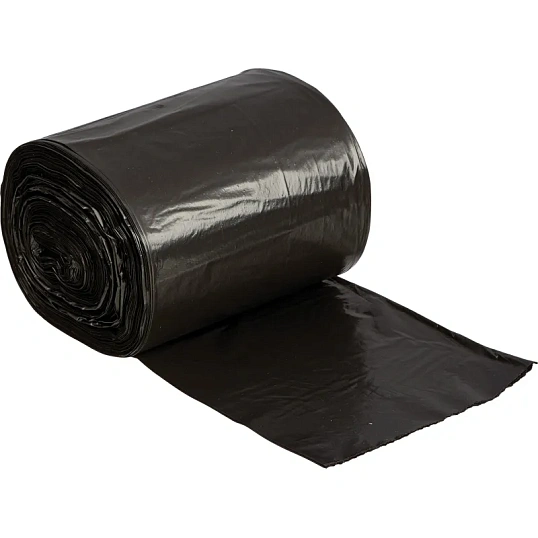 Мешки для мусора ПВД 60л 30мкм 50шт/рул черные 60x90см Amigo
