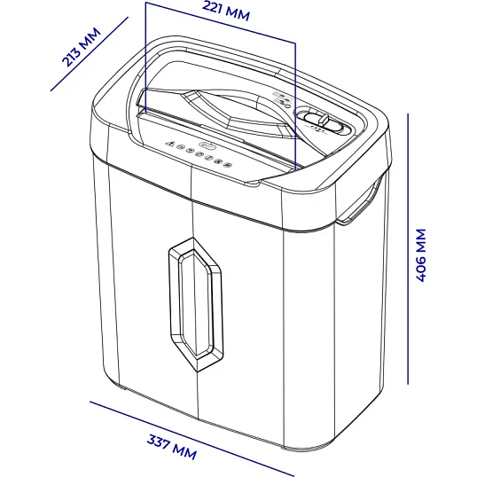 Шредер (уничтожитель) Гелеос УМ22-4, 4ур.секр., 13лист, 22л