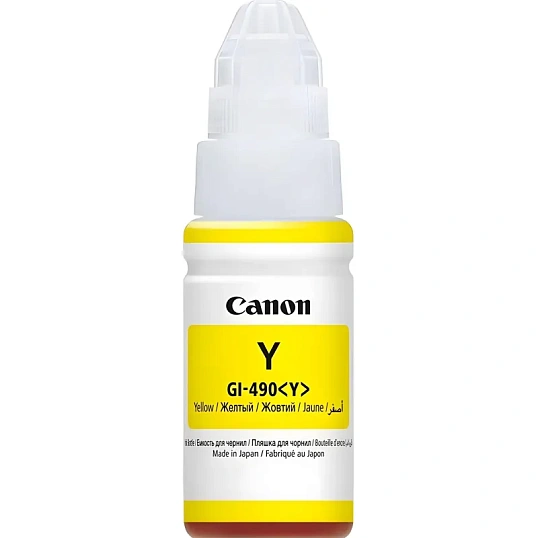 Чернила Canon GI-490Y (0666C001) жел. для G1400/2400/3400
