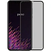Защитное стекло PERO Full Glue Privacy для iPhone 16, черное