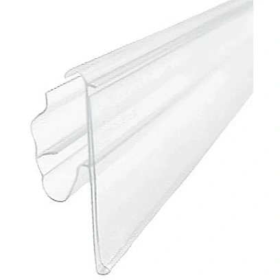 Ценникодержатель полочный двухпозиционный LST39 дл.988мм, прозр, 60шт/уп