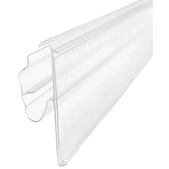 Ценникодержатель полочный двухпозиционный LST39 дл.988мм, прозр, 60шт/уп