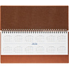 Планинг датированный 2026, коричнев 303х150 мм, 120 стр,АТТАСНЕ Вива