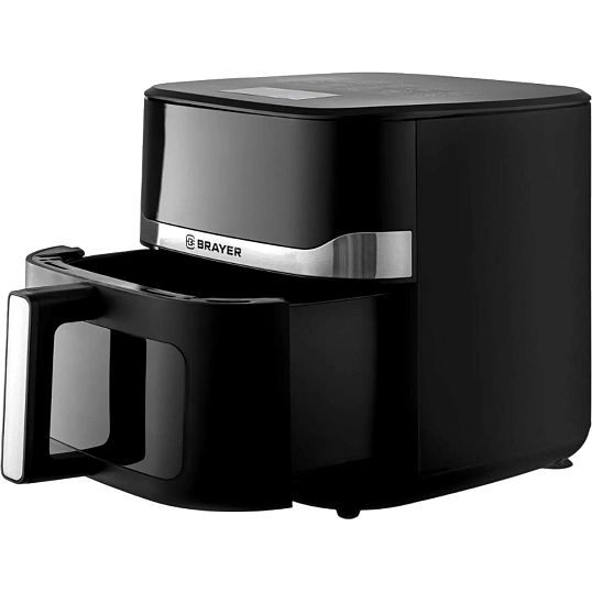Аэрогриль BRAYER 2040BR,1800Вт,10л,t.200С,съем.реш,таймер,LCD-дисп,12прогр