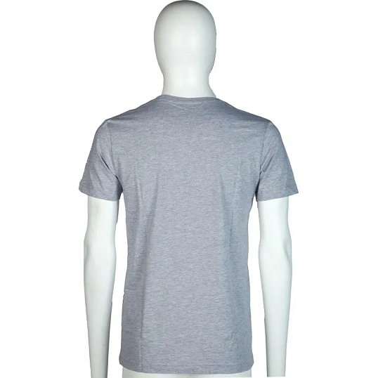 Футболка (160 г.) с кор.рукавом серый меланж (ХХХХL)