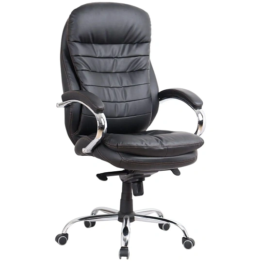 Кресло BN_SH_EChair-515 MPU кожзам черный, хром