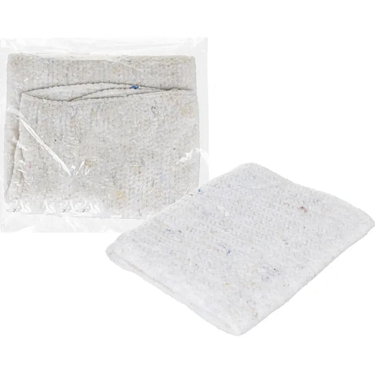 Тряпка для пола белая 50х60 см редкопрошивная 180г/м2