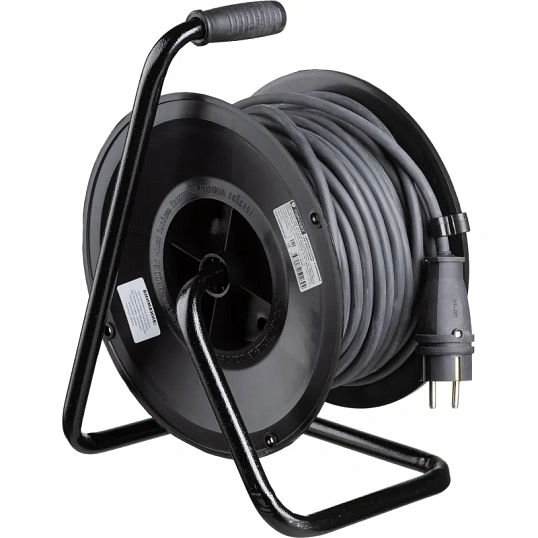 Удлинитель Topfort пласт. КГ 3x2,5 кв.мм 30м 16А 4 гнезда с/з.,с/загл.,IP44