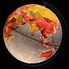 Глобус интерактивный физико-политический с подсв.,рельеф.,320мм,INT13200290