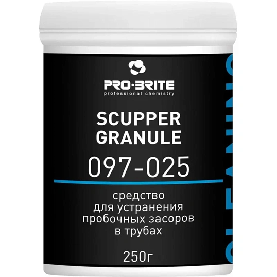 Профхим д/прочистки труб гранулы Pro-Brite/SCUPPER GRANULE, 0,25кг