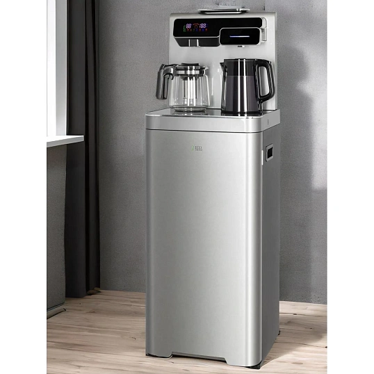 Кулер Ecotronic TB44-LE silver с чайным столиком Тиабар