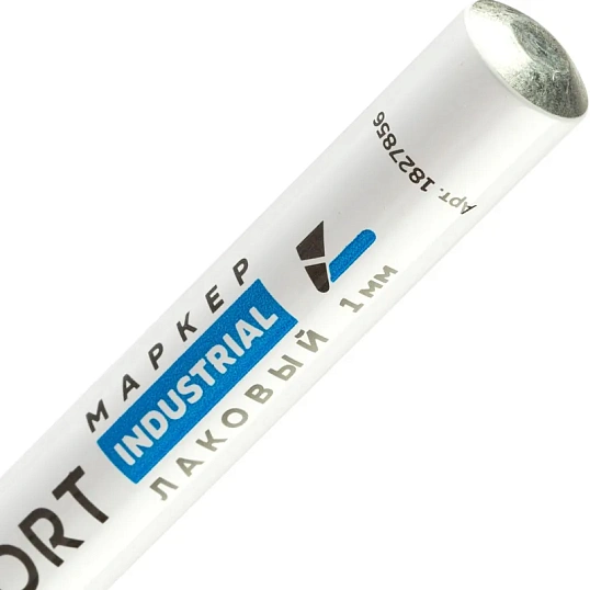 Маркер лаковый TOPFORT Industrial 1 мм красный