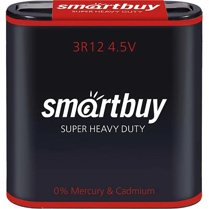 Батарейка Smartbuy солевая 3R12/1S 1шт/бл (SBBZ-3R12-1S)