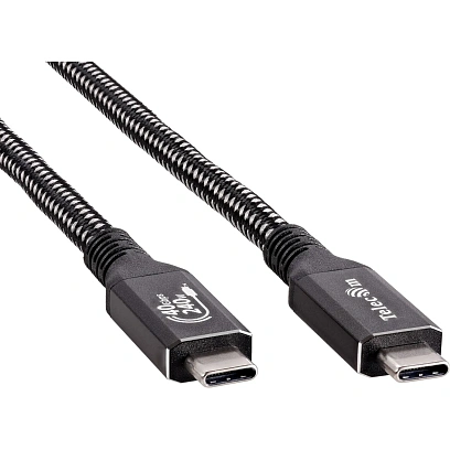 Кабель USB4 TypeCM/CM 8K@30Hz, 40GBps, PD 240W, медь Telecom 2м <TUS840-2M