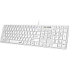 Клавиатура Genius проводн. SlimStar 126 белый