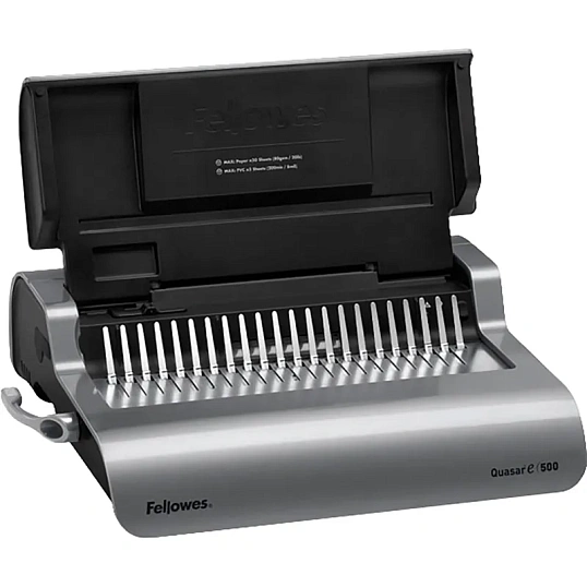 Брошюровщик Fellowes Quasar-E, А4, 25л./500л., электр., пл.пруж.