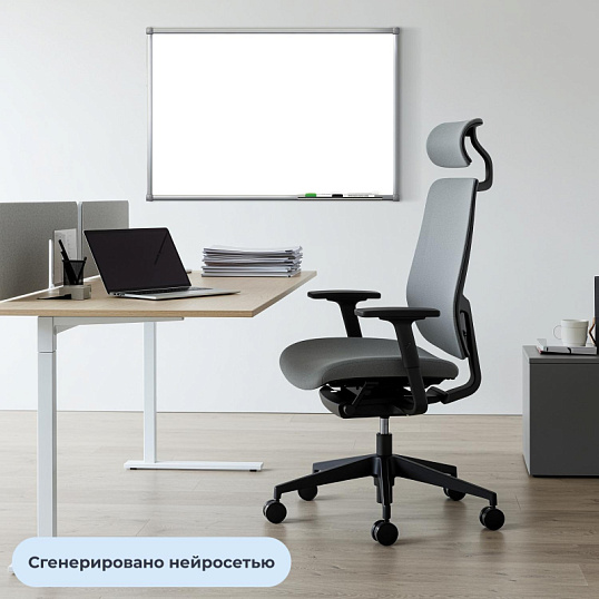 Доска магнитно-маркерная 60х90 эмаль Комус Premium алюмин. рама Россия