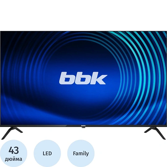 Телевизор BBK 43LEX-7131/FTS2C, FHD, смарт (Android)