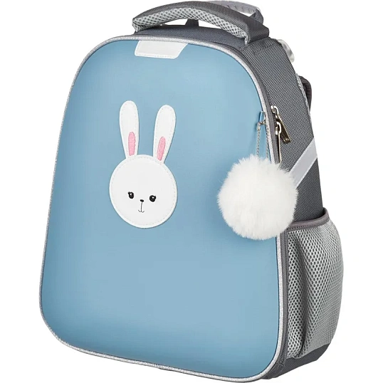 Ранец Basic Мордочки Зайчик, 2 отд., эргоном. спинка