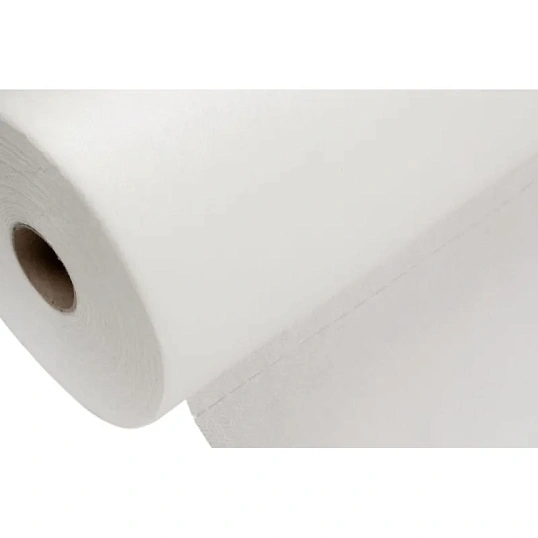 Простыня в рулоне 70х200, белый (100шт/рул), спанбонд, пл.15, А1, 12377