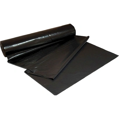 Мешки для мусора ПНД 120л 40мкм 20шт/рул черные 65x105см Элементари