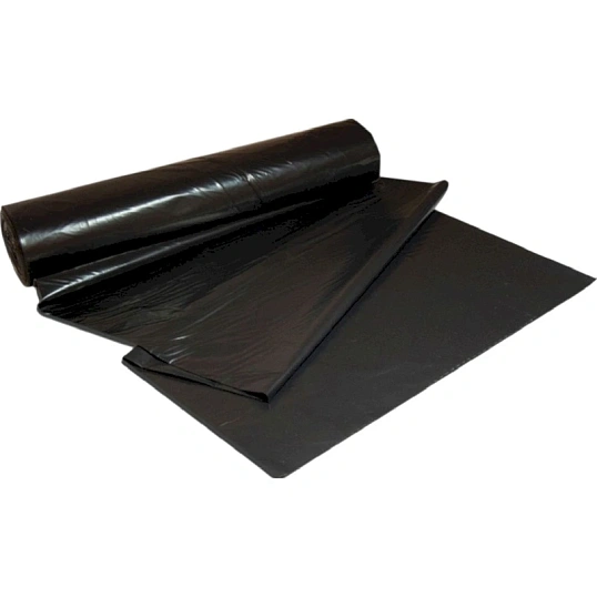 Мешки для мусора ПНД 120л 40мкм 20шт/рул черные 65x105см Элементари