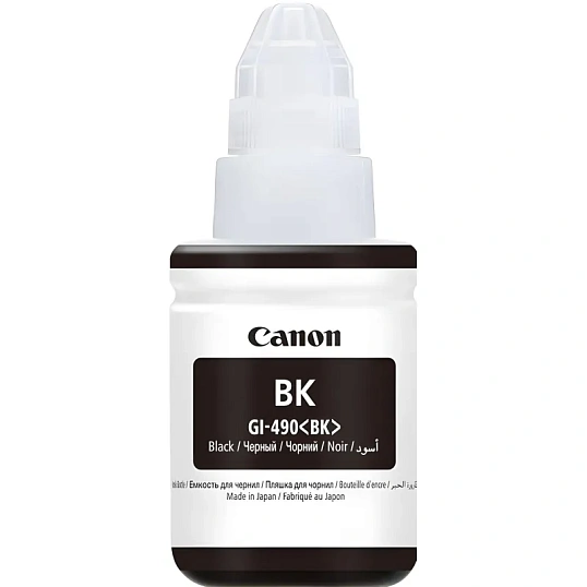 Чернила Canon GI-490BK (0663C001) чер. для G1400/2400/3400