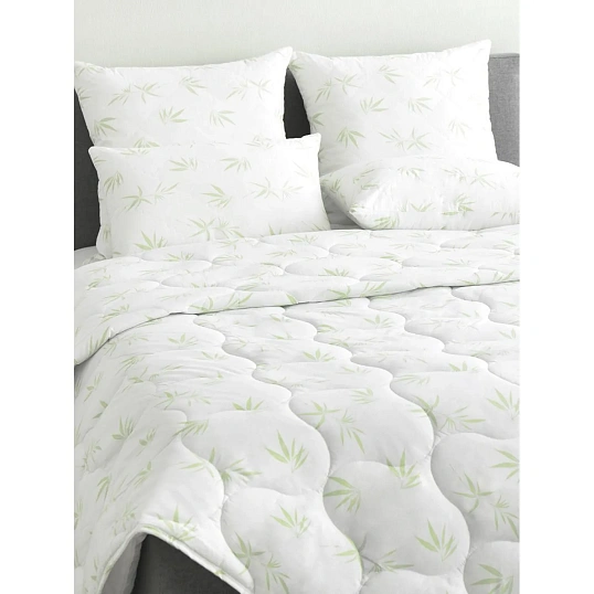 Одеяло 140х205, Стежка, (Бамб.волокно/ХБ ткань/Полиэстер),300г/м2, Бамбук