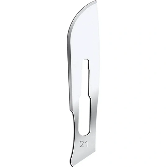 Лезвие для скальпеля стер.из в/углерод. стали р-21 Beroblade 100шт/уп