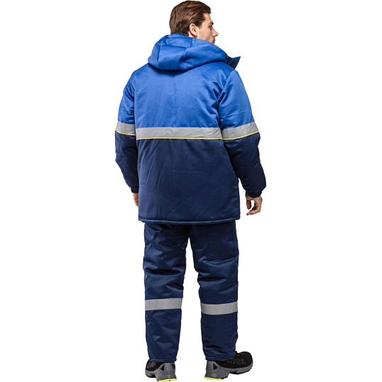 Костюм рабочий зимний муж з43-КБР син/вас (р.48-50) 194-200 (серия З)