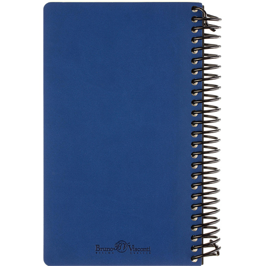 Ежедневник недатированный А5 AGENDA на спирали, синий, 128л 3-746/02