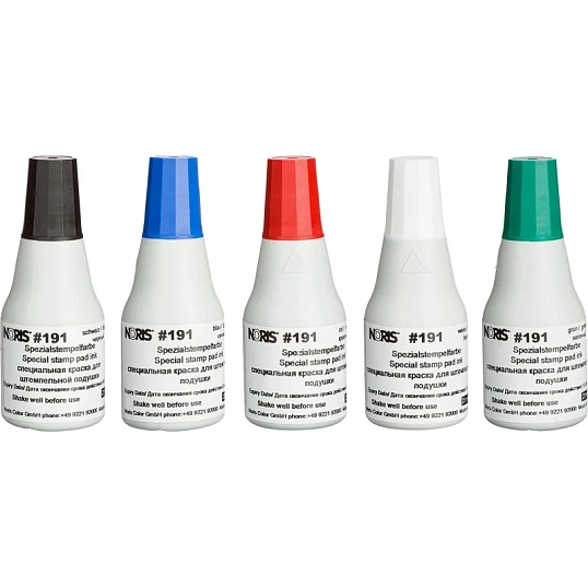 Краска штемпельная универс. 191А,зел.д/глянц.бум.,мет,пласт. 25мл Германия