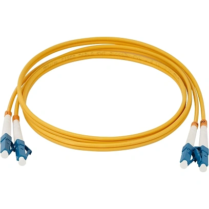 Патч-корд оптический TWT дупл LC/UPC-LC/UPC PVC (TWT-2LC-2LC/SU-1.0)