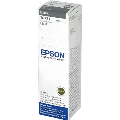 Чернила Epson T6731 C13T67314A/C13T673198 чер. для L800