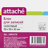 Блок для записей Attache 90x90x50 салатовый 80г