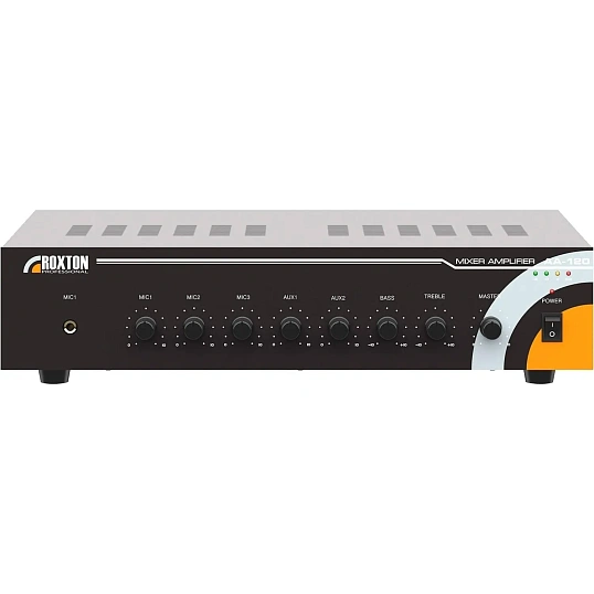 Усилитель -микшер Roxton AA-120 120Вт,100/70В и 8Ом,3 микр/2 линейных входа