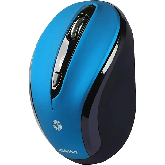 Мышь компьютерная Smartbuy 612AG WLS синяя, LED Blue (SBM-612AG-BK)