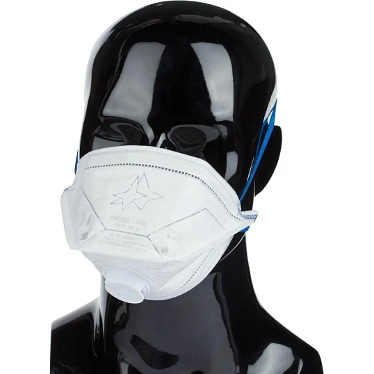 Полумаска фильтрующая НЕВА-210(3423) с кл FFP2 NR D до 12ПДК