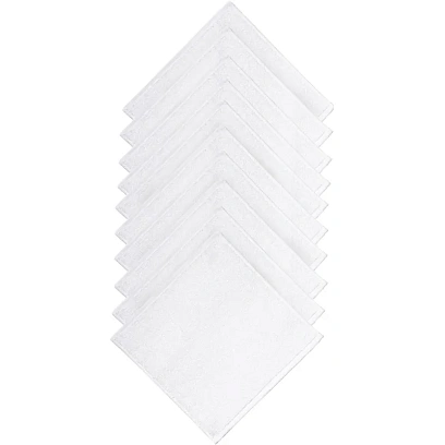 Салфетка махровая 30х30, 450 гр/м2,белый, 10 шт/уп