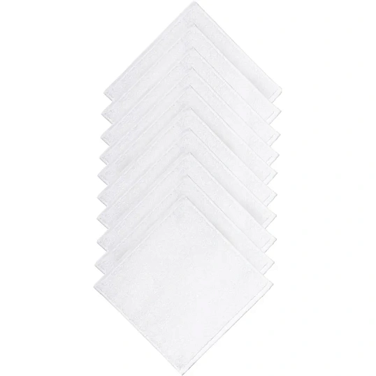 Салфетка махровая 30х30, 450 гр/м2,белый, 10 шт/уп